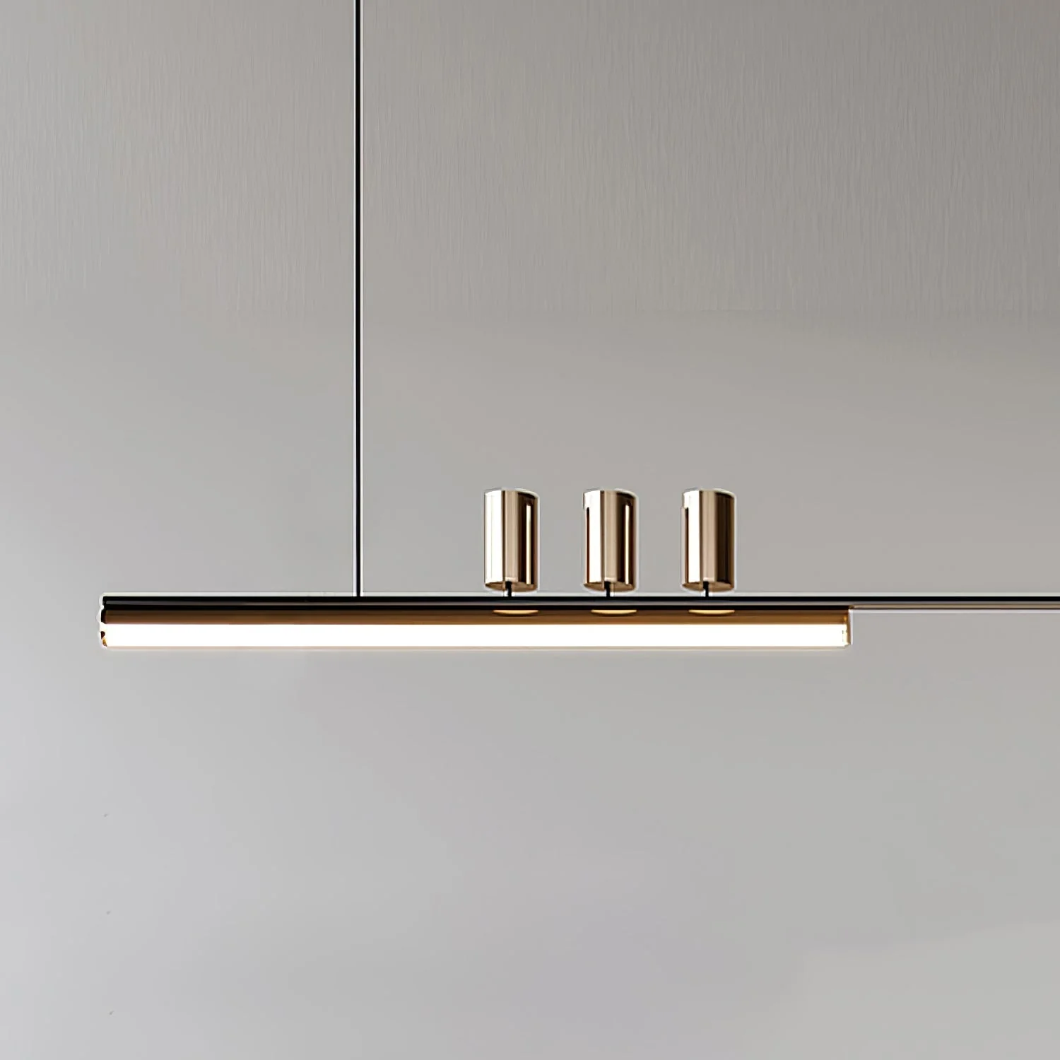 Emirel Modern Minimalist Linear Island Pendant Lamp - Image 6