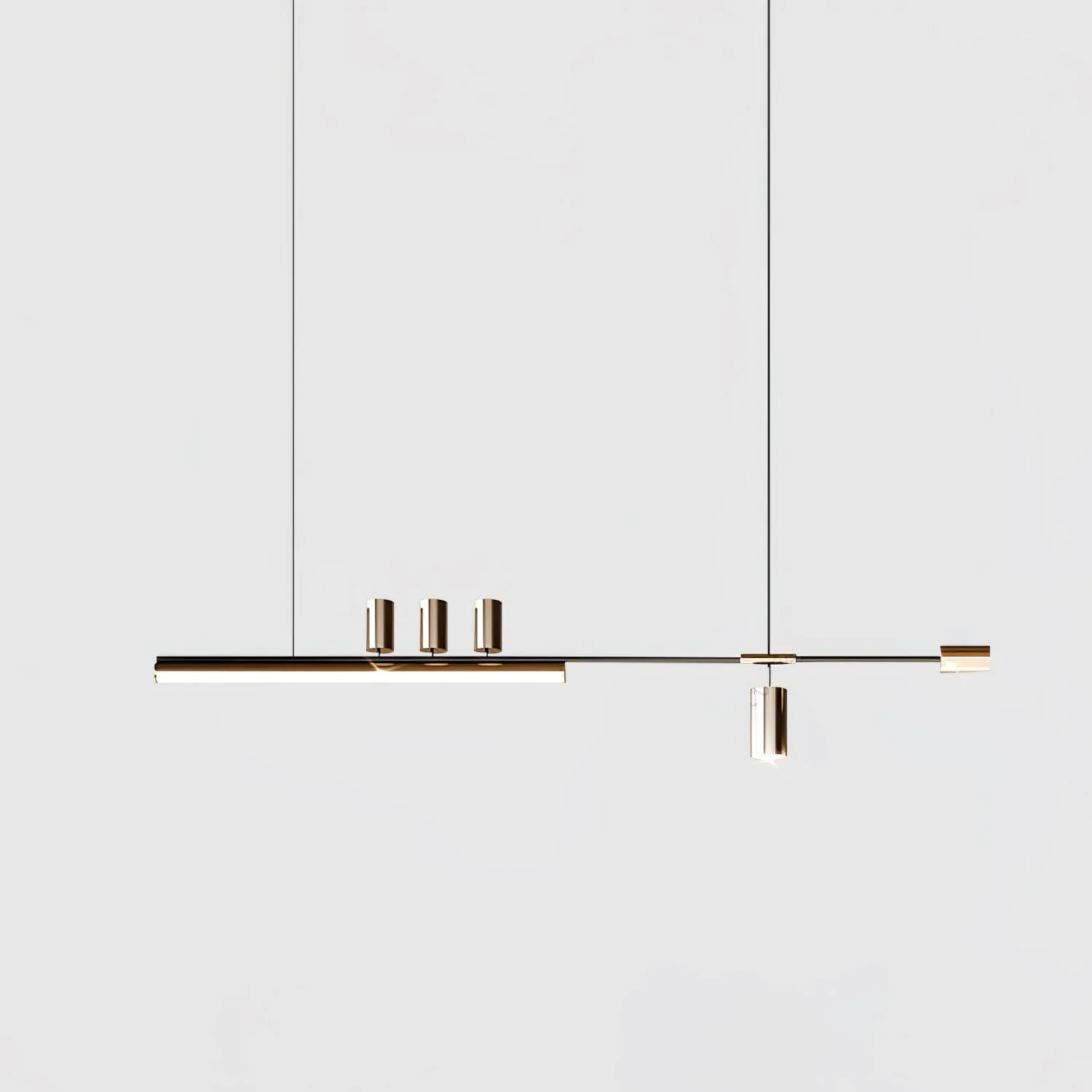 Emirel Modern Minimalist Linear Island Pendant Lamp - Image 7
