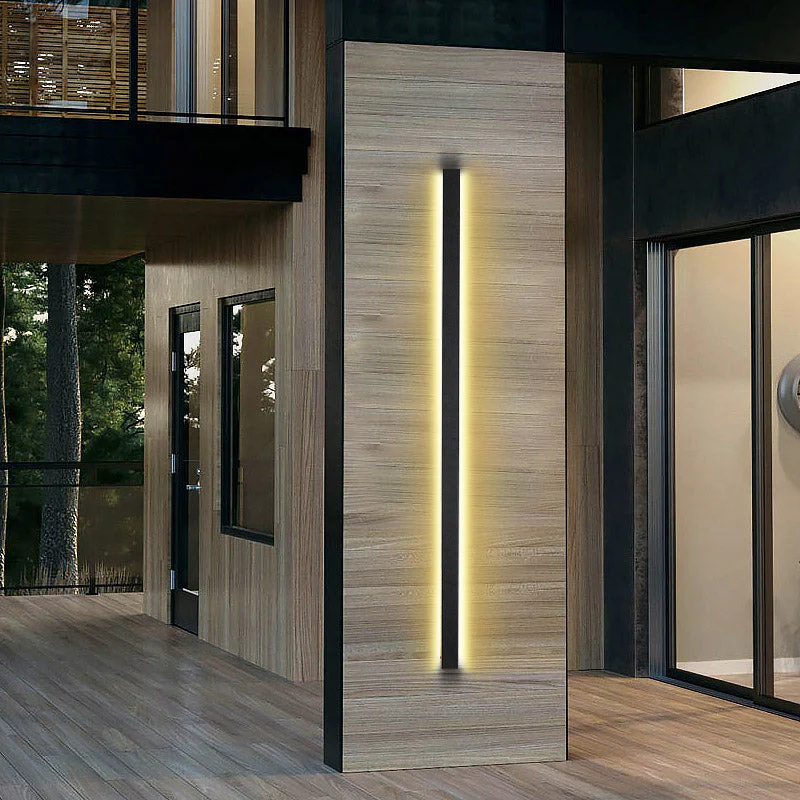 Emma Linear Modern Outdoor Wall Lights