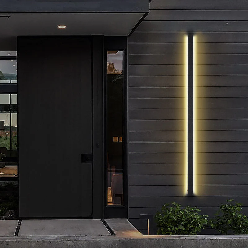 Emma Linear Modern Outdoor Wall Lights - Image 2