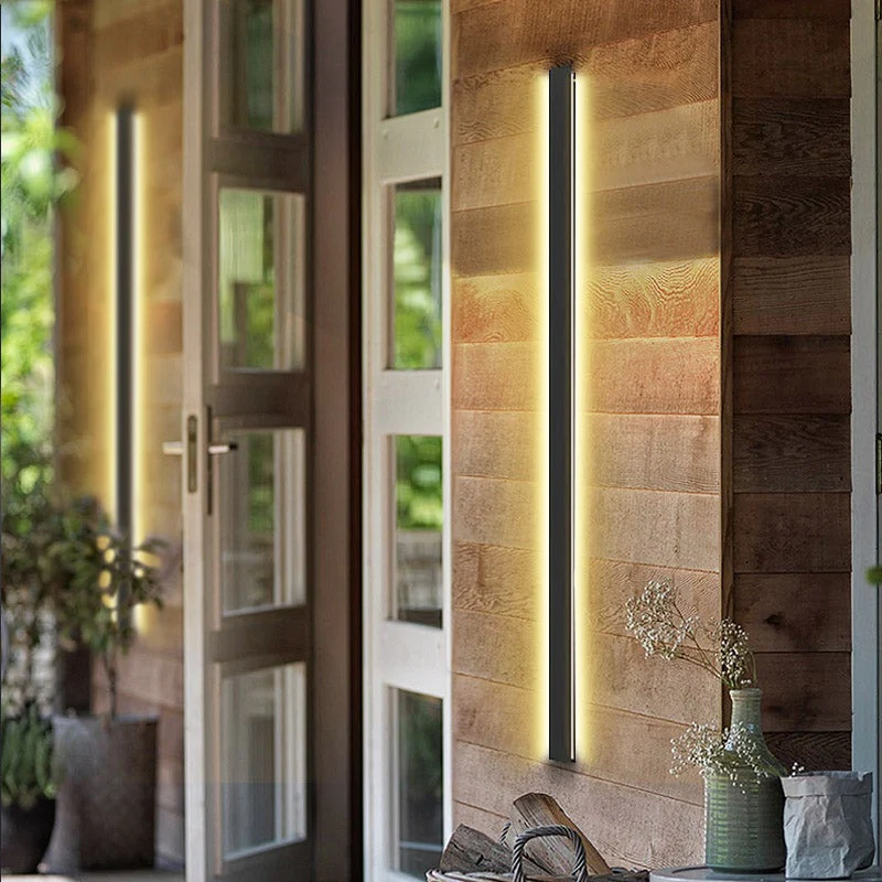 Emma Linear Modern Outdoor Wall Lights - Image 3
