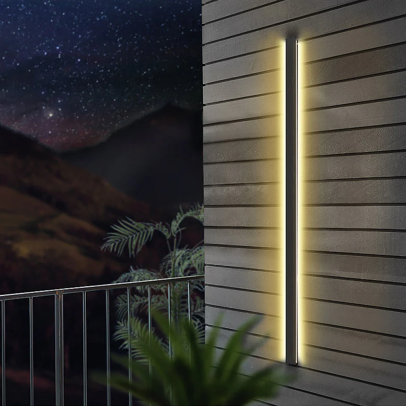 Emma Linear Modern Outdoor Wall Lights - Image 4