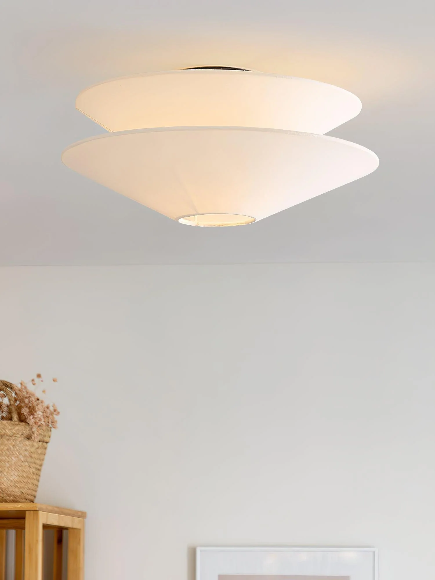 Eon Nordic Art Fabric Flushmount Ceiling Light - Image 12