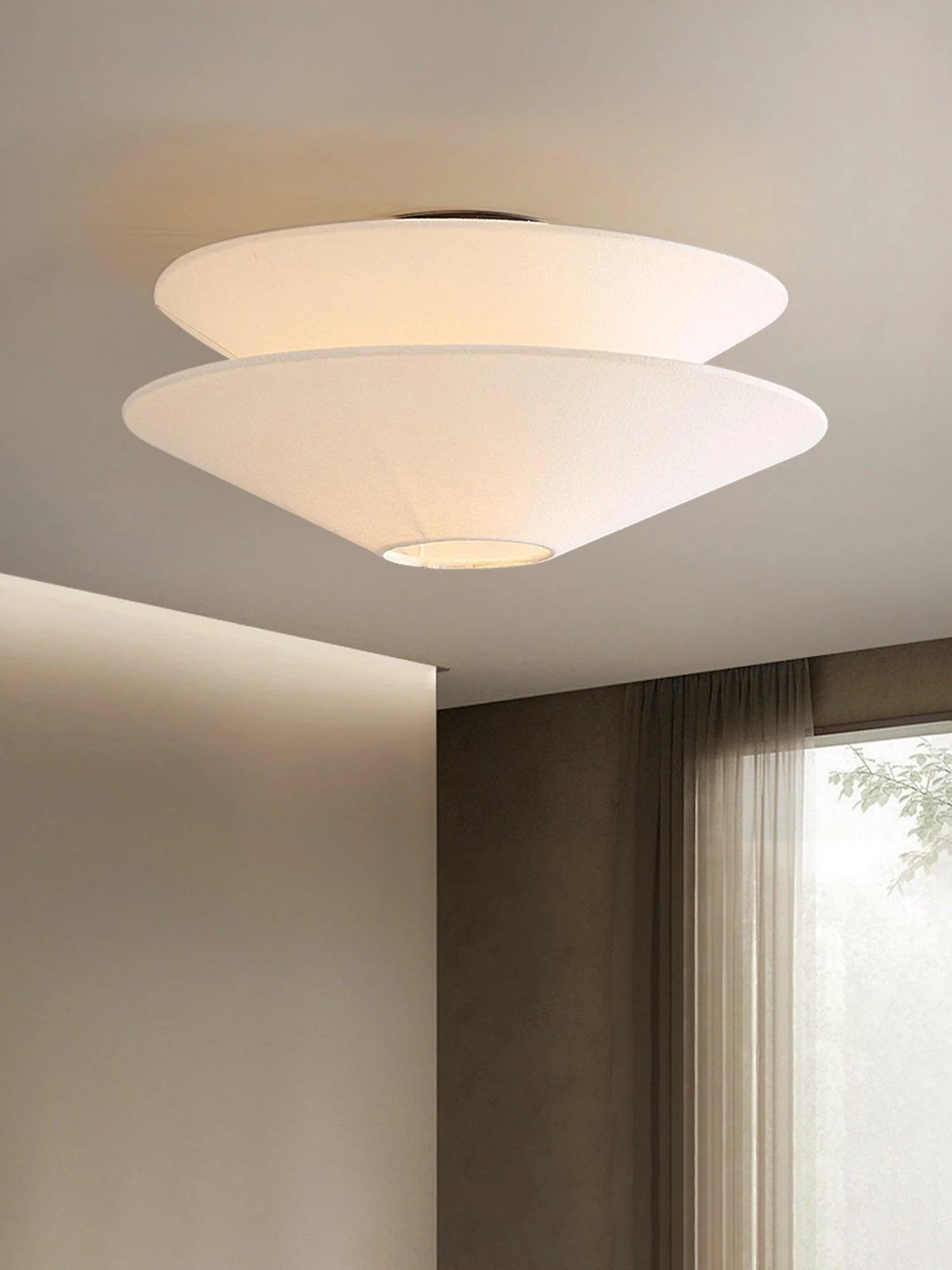 Eon Nordic Art Fabric Flushmount Ceiling Light - Image 16