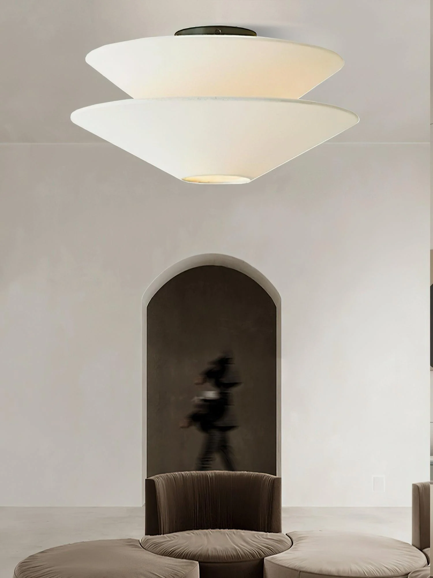 Eon Nordic Art Fabric Flushmount Ceiling Light - Image 24