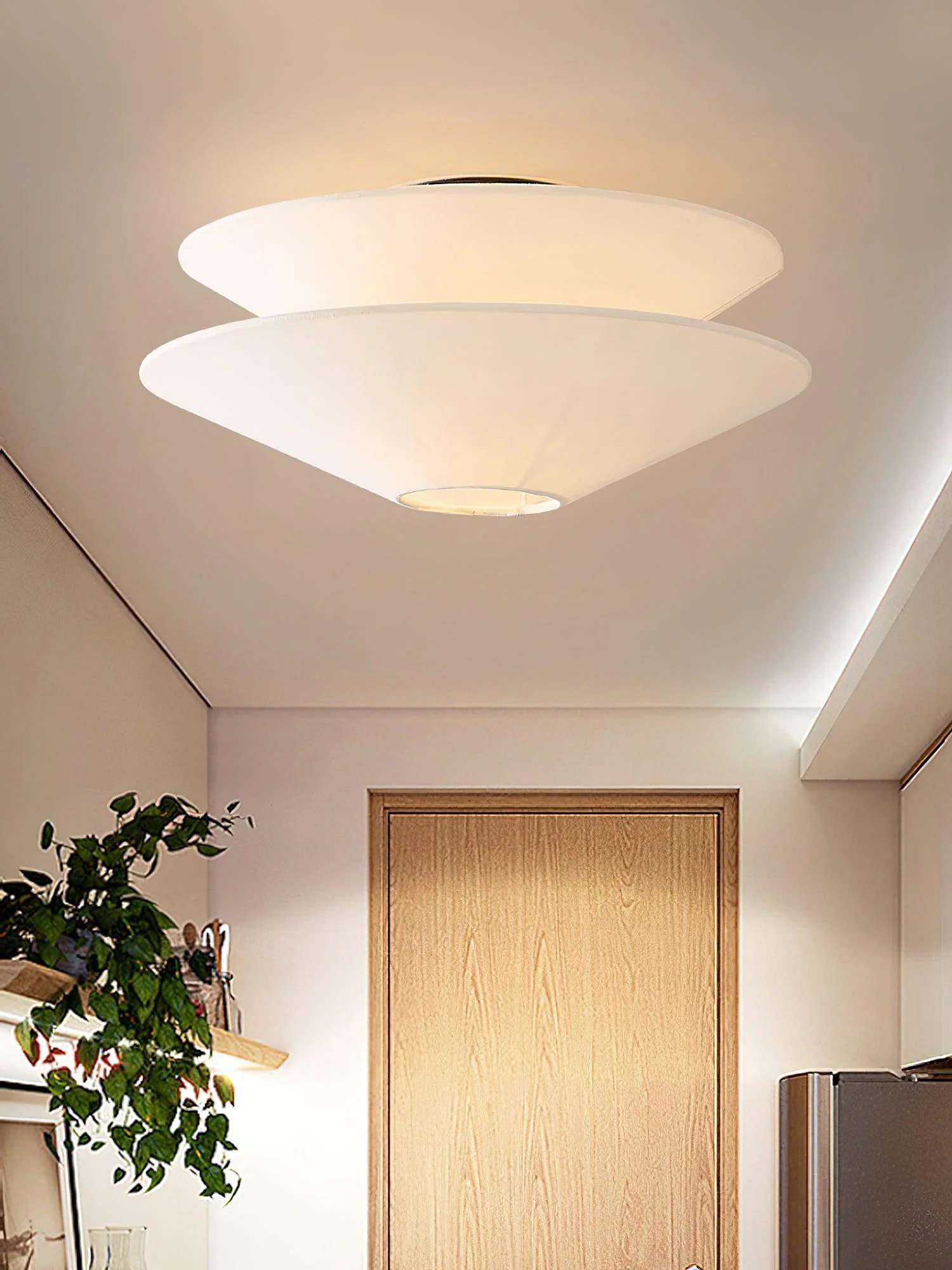 Eon Nordic Art Fabric Flushmount Ceiling Light - Image 26
