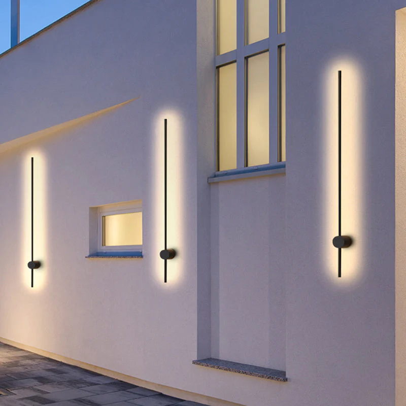 Eonix Minimalist Rotatable Linear Indoor Wall Lamp, Black - Image 2