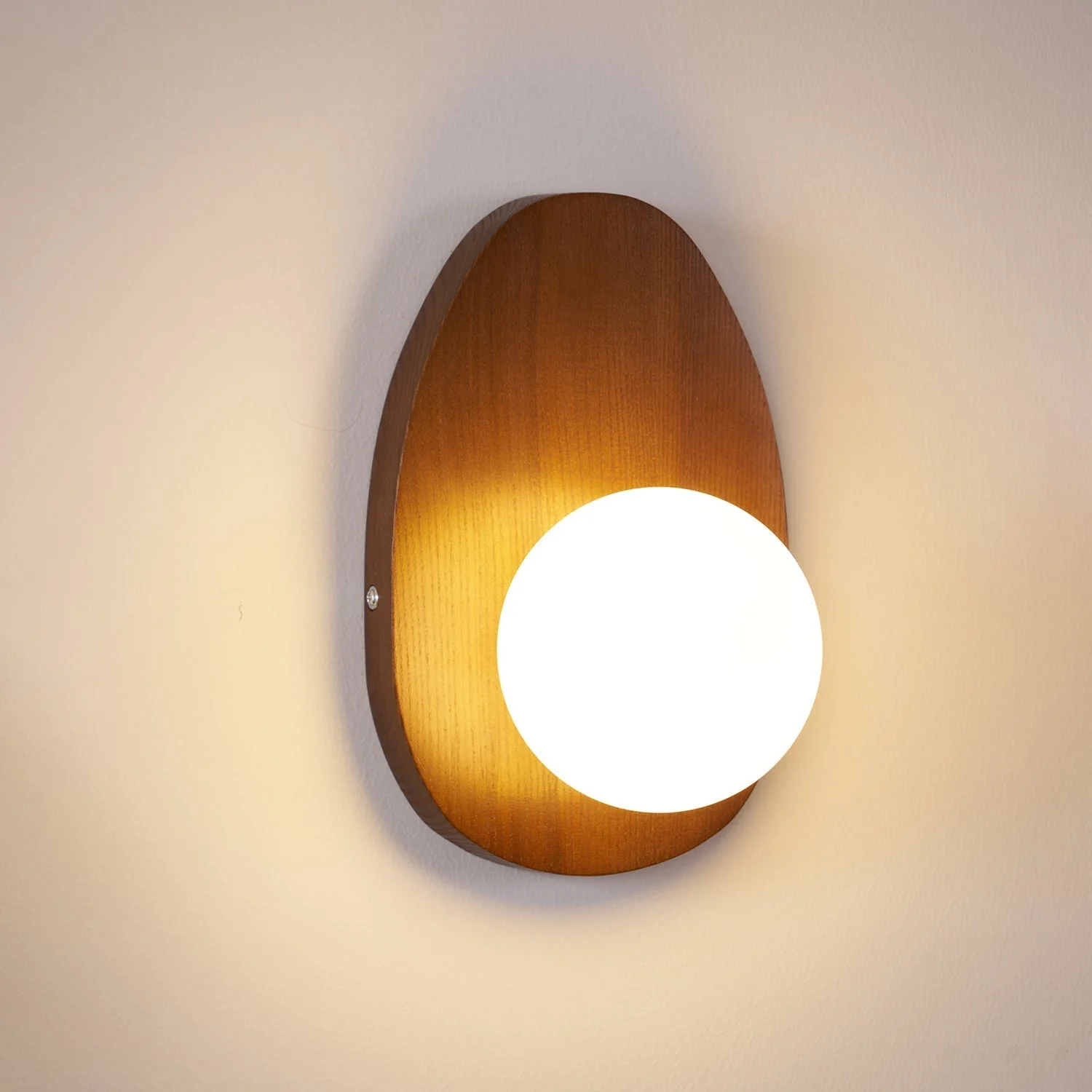Ephael Premium Nordic Art Walnut Glass Wall Lamp - Image 22