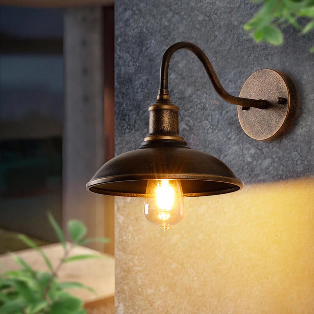Epoch Rustic Wall Lamp Antique Brass - Image 7
