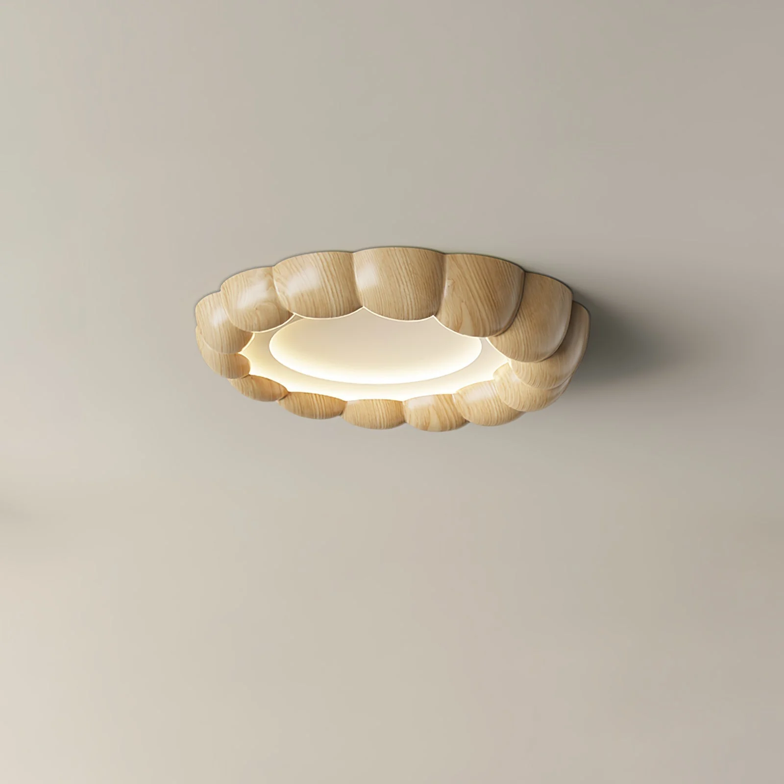 Eraeiel Traditional Elegance Ripple Ceiling Lamp - Image 2