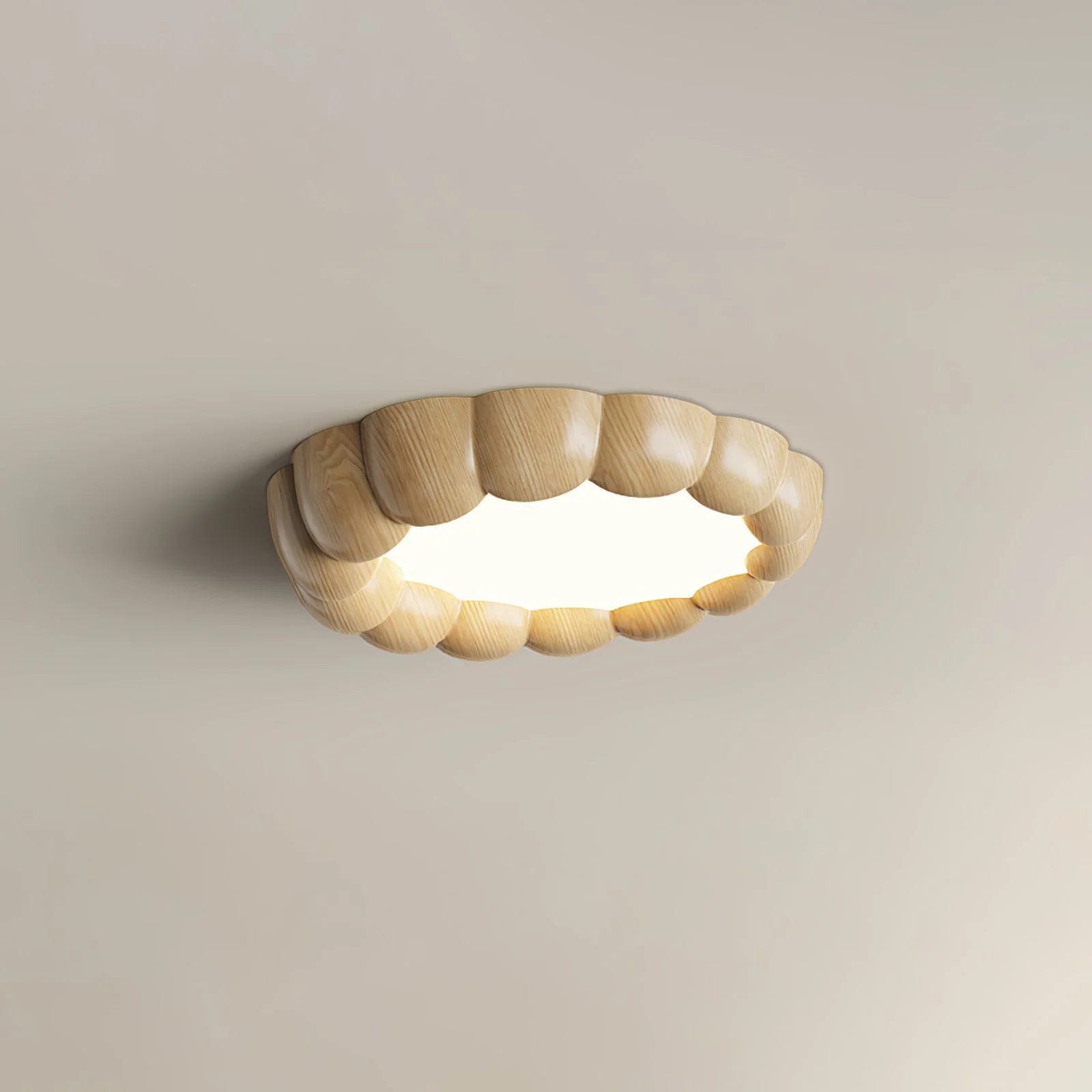 Eraeiel Traditional Elegance Ripple Ceiling Lamp - Image 9
