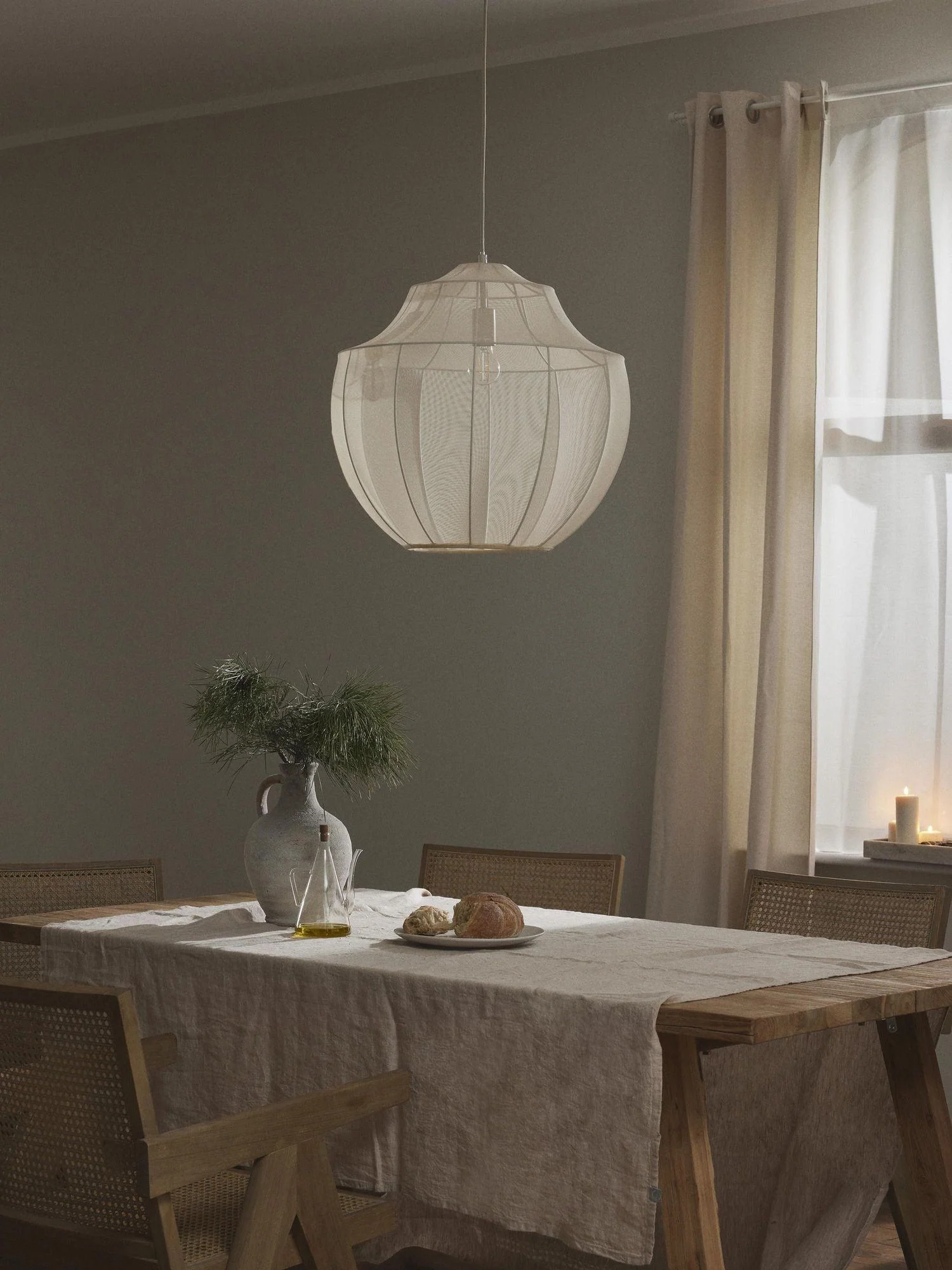 Eraeyra Premium Elegance Mesh Fabric Pendant Light - Image 2