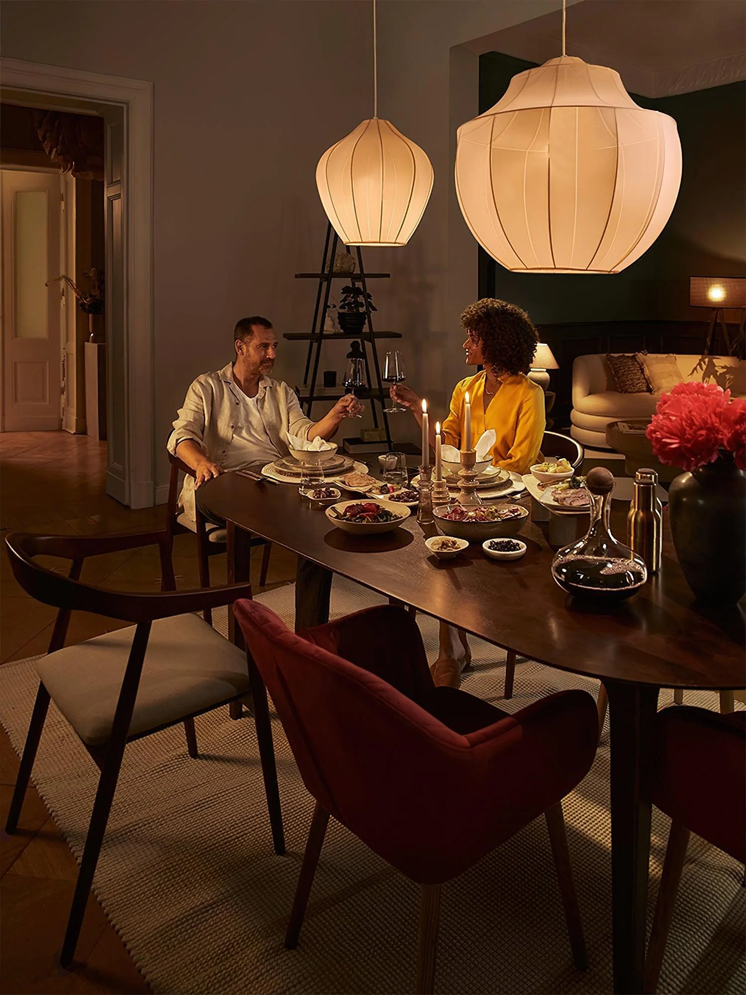 Eraeyra Premium Elegance Mesh Fabric Pendant Light - Image 7