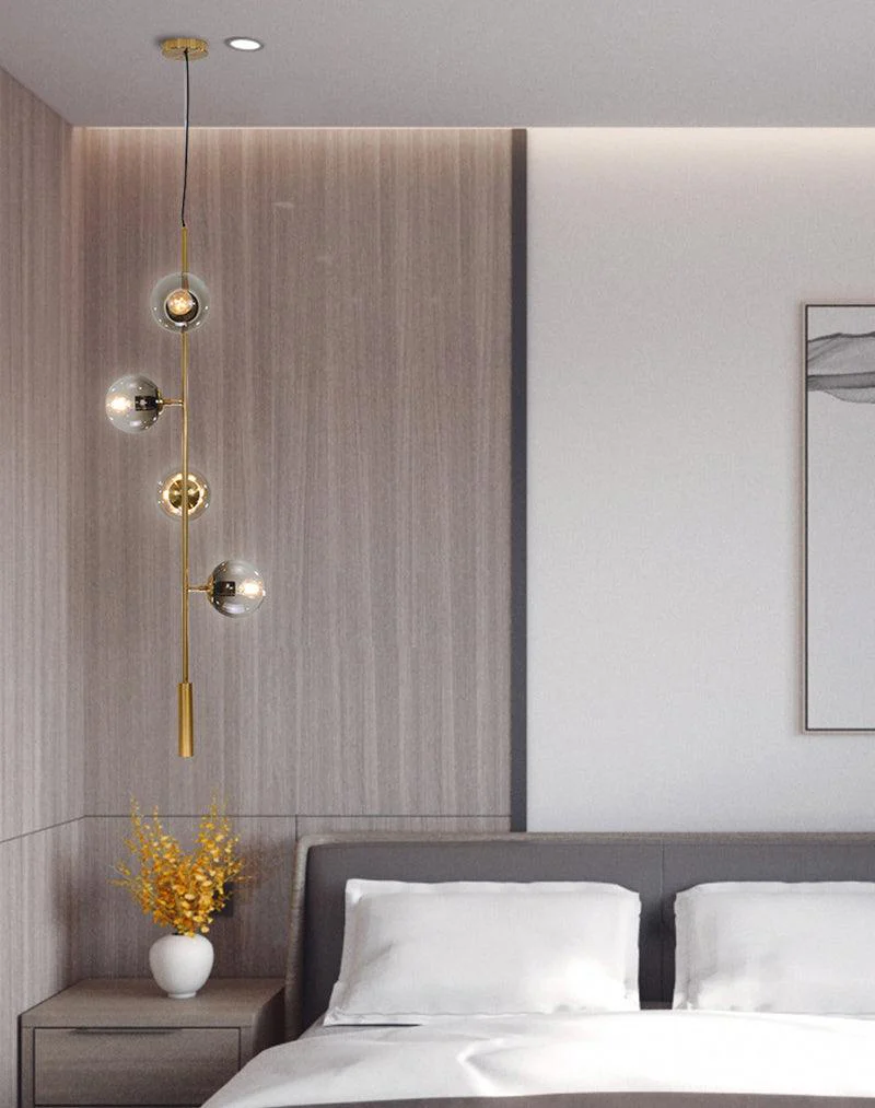 Erevia Brass & Glass Pendant Light - Image 6