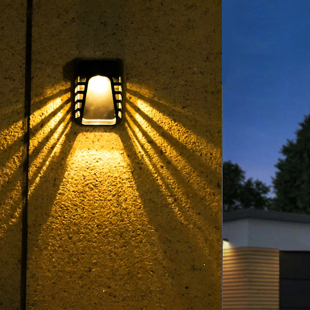 Eric Intelligent LED Black Modern ABS Outdoor Wall Lights - Image 5
