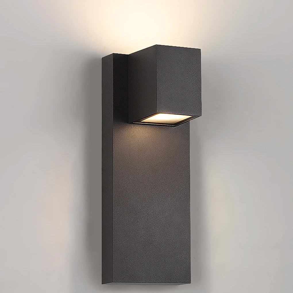 Eriny Square LED Modern Outdoor Wall Sconce Light - Image 10