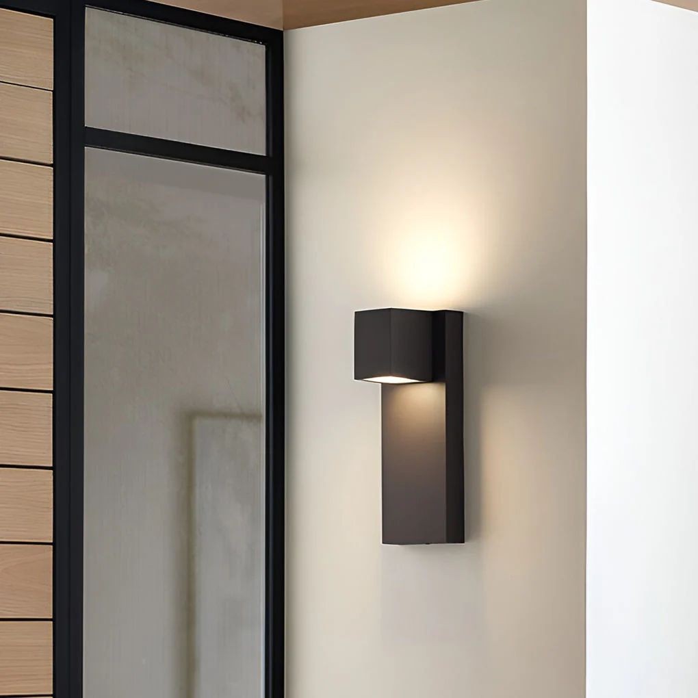 Eriny Square LED Modern Outdoor Wall Sconce Light - Image 8