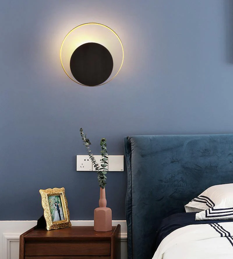 Erliren Modern Minimalist Circle Wall Lamp - Image 23