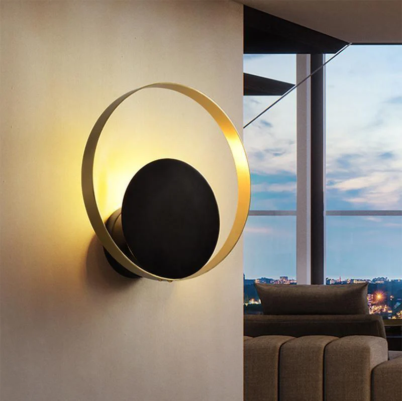 Erliren Modern Minimalist Circle Wall Lamp - Image 24