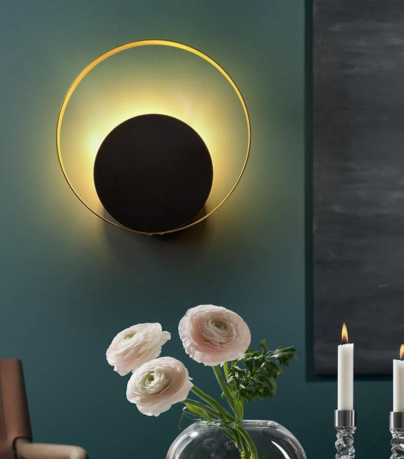 Erliren Modern Minimalist Circle Wall Lamp - Image 28