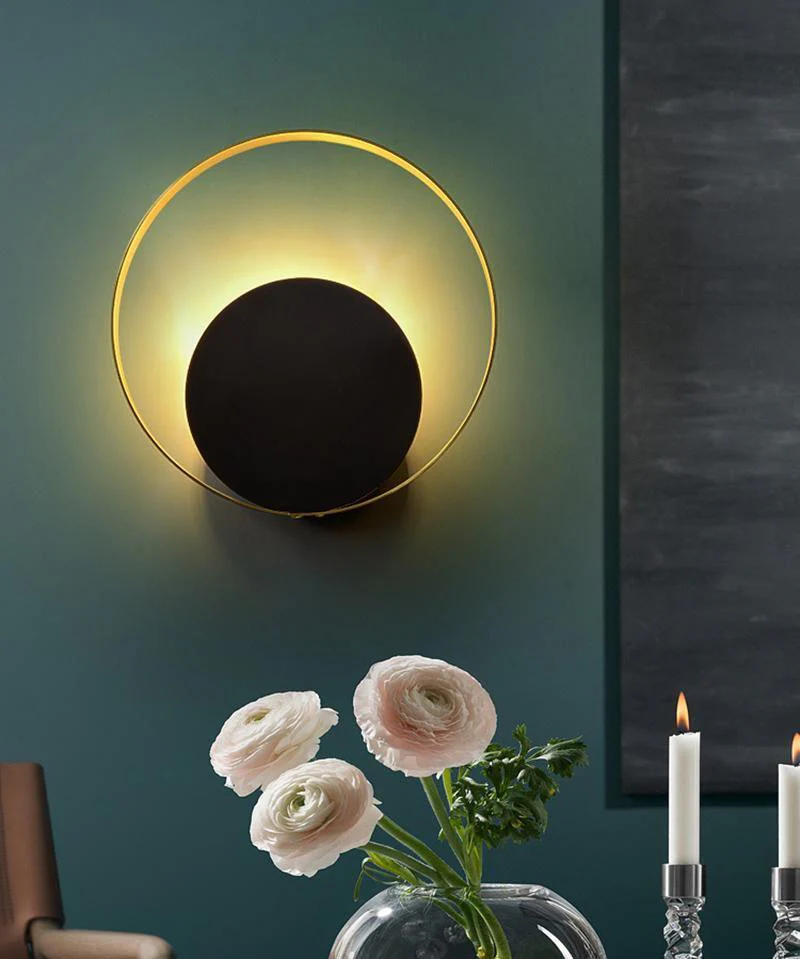 Erliren Modern Minimalist Circle Wall Lamp - Image 9
