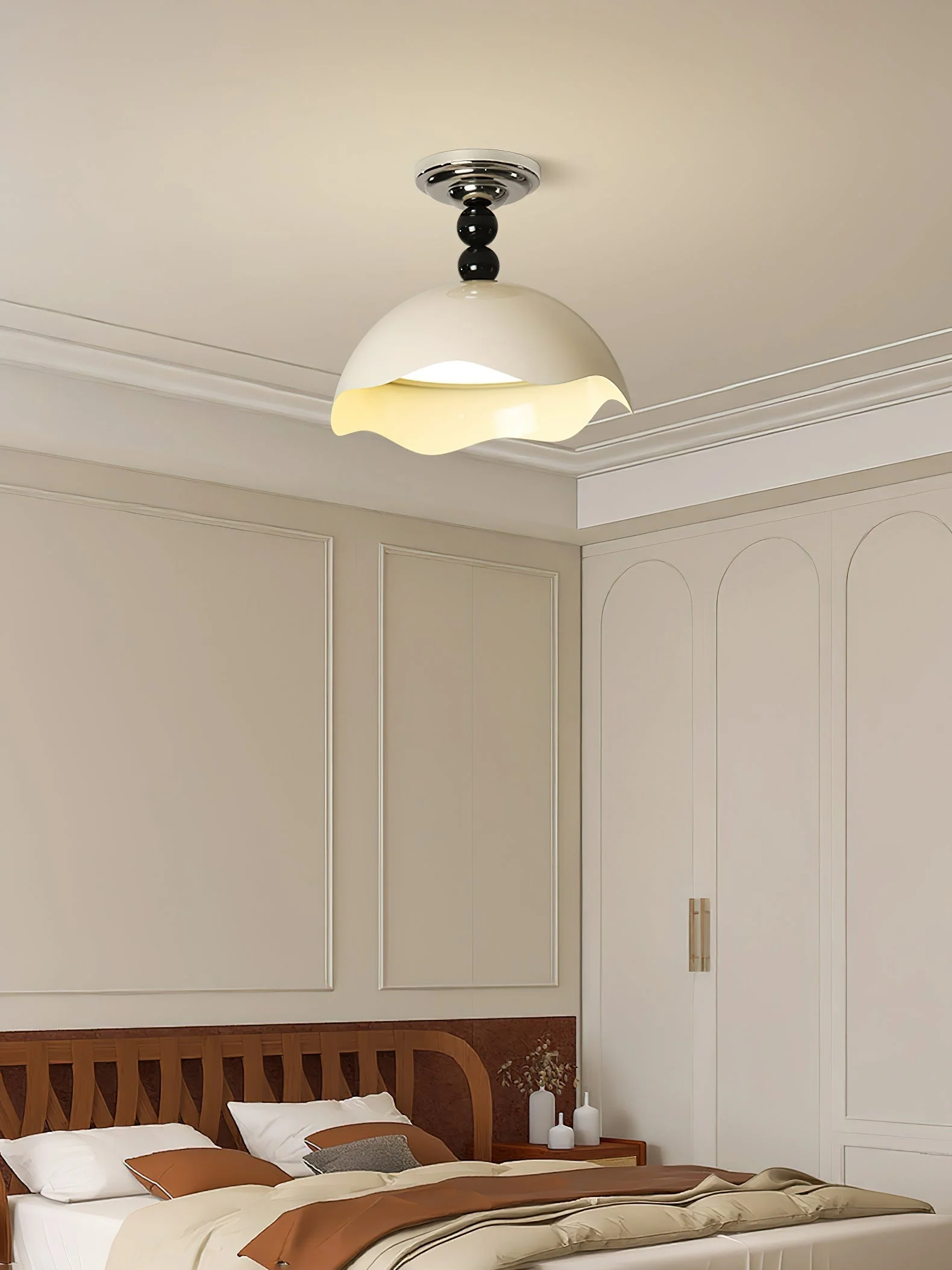 Erlorus Nordic Art Wave Crest Ceiling Lamp - Image 4