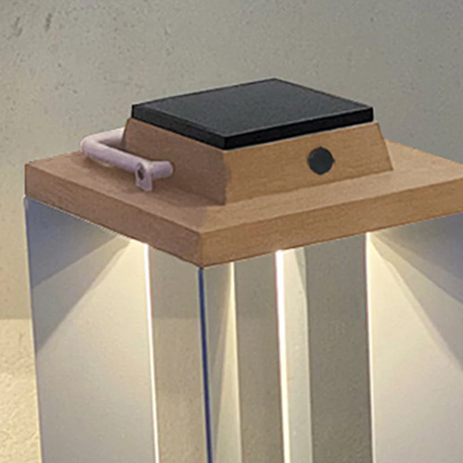 Ernestin Solar Modern Steel Outdoor Floor Lamp - Image 5