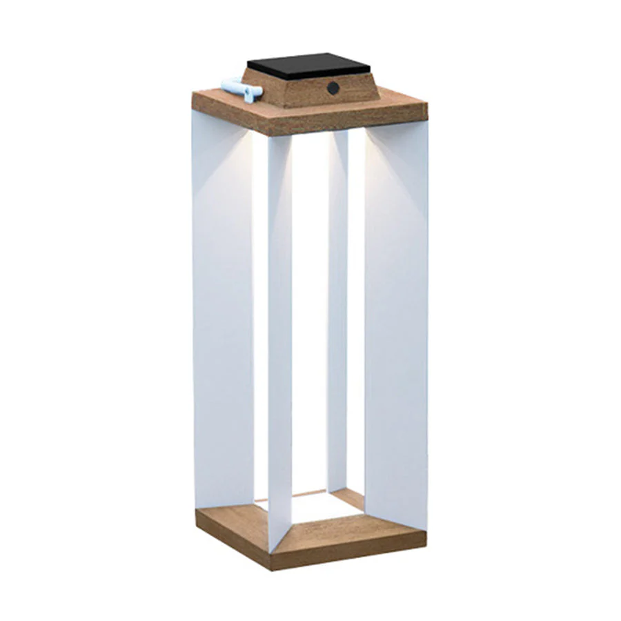 Ernestin Solar Modern Steel Outdoor Floor Lamp - Image 7