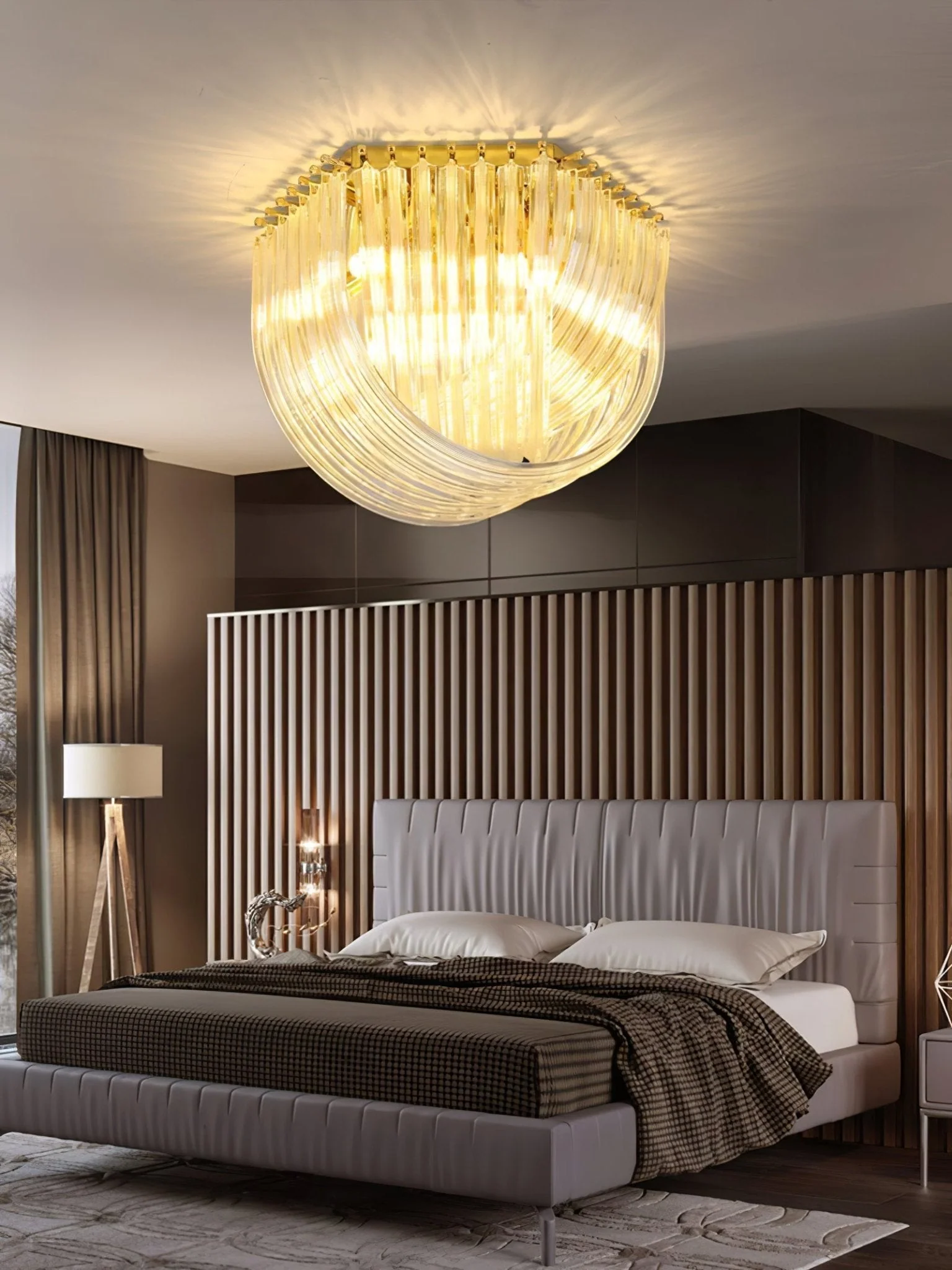 Erphaa Postmodern Luxury Glass Ceiling Lamp - Image 16