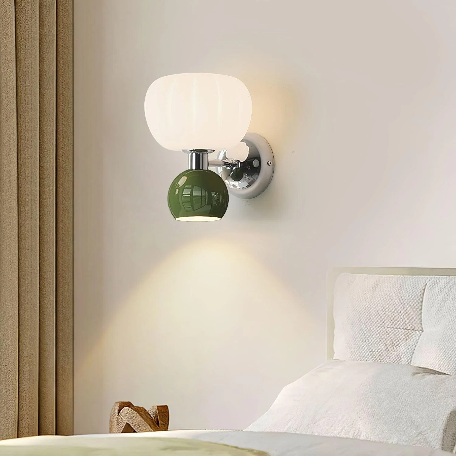 Erraeiel Nordic Art Cream Plastic Sconce Wall lamp - Image 10