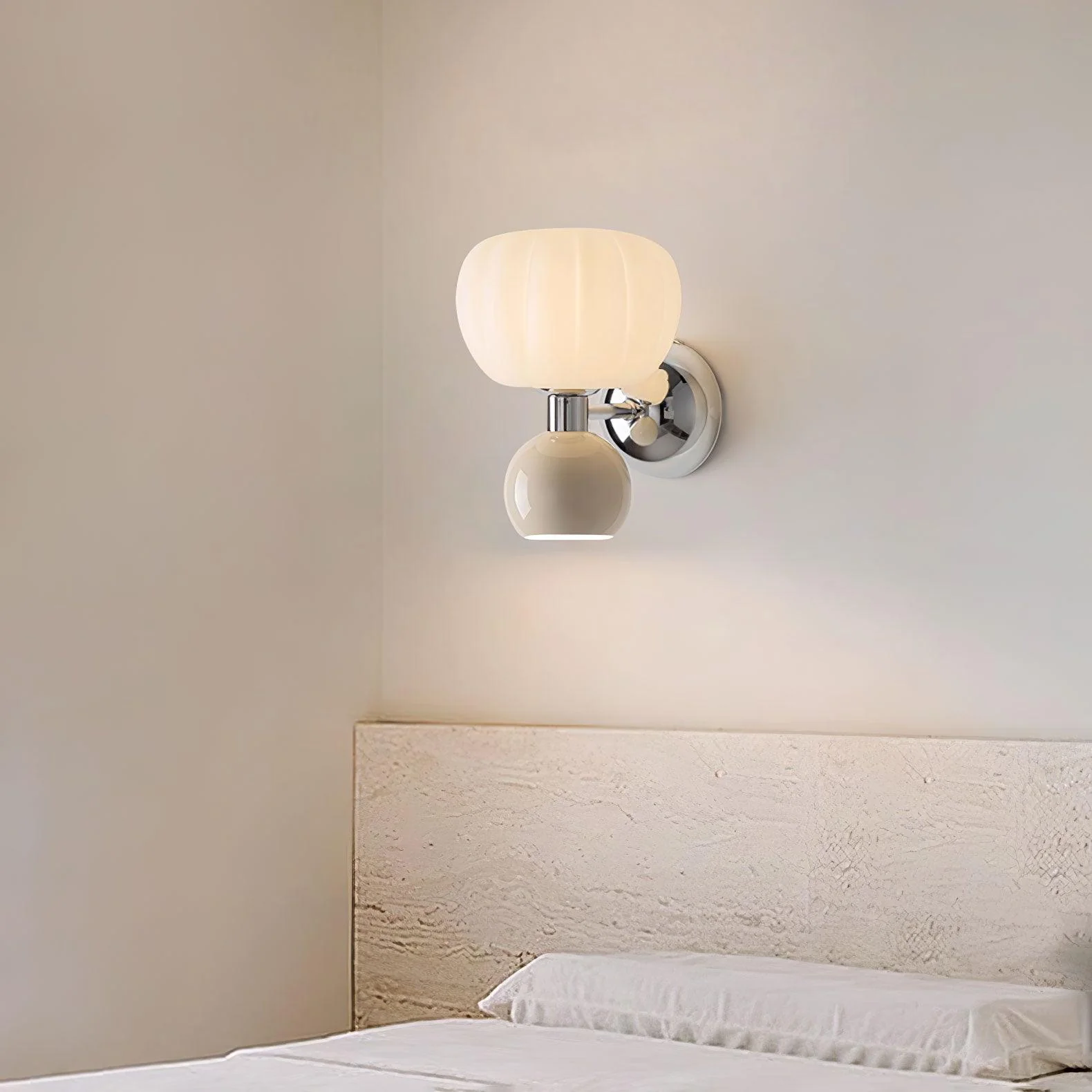 Erraeiel Nordic Art Cream Plastic Sconce Wall lamp - Image 27