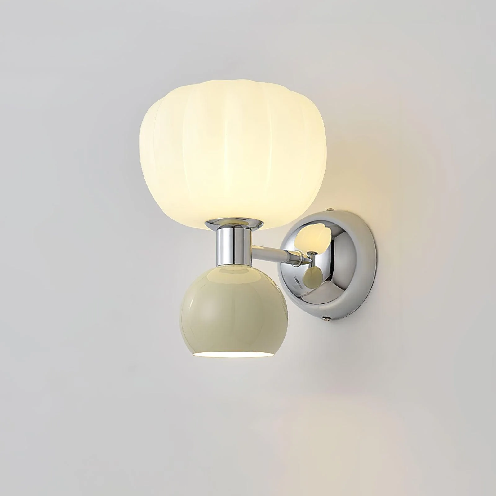 Erraeiel Nordic Art Cream Plastic Sconce Wall lamp - Image 3