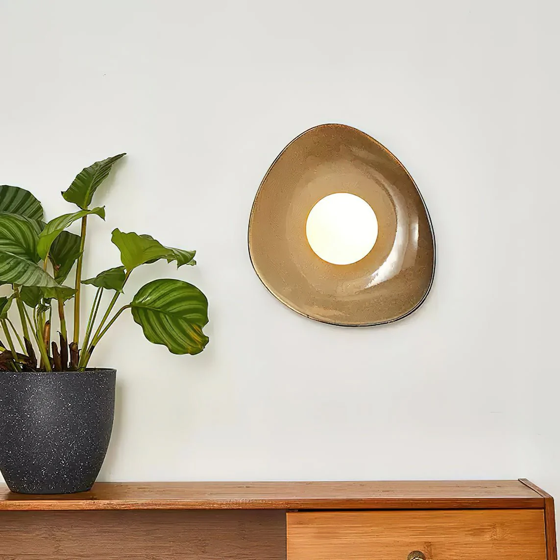 Ertalila Elegance Pebble Disc Ceramics Wall Light - Image 10