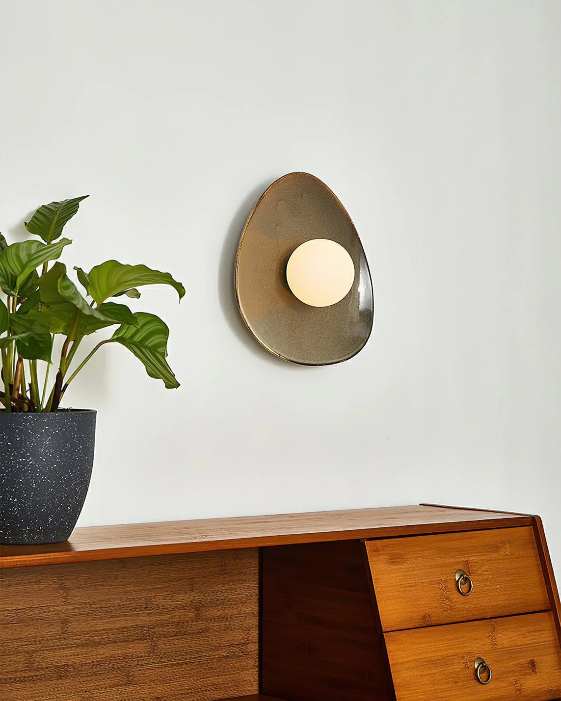 Ertalila Elegance Pebble Disc Ceramics Wall Light - Image 15