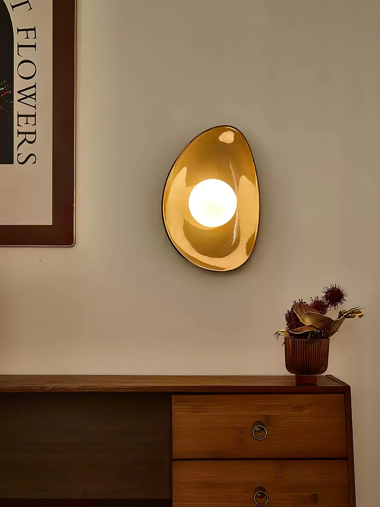 Ertalila Elegance Pebble Disc Ceramics Wall Light - Image 21