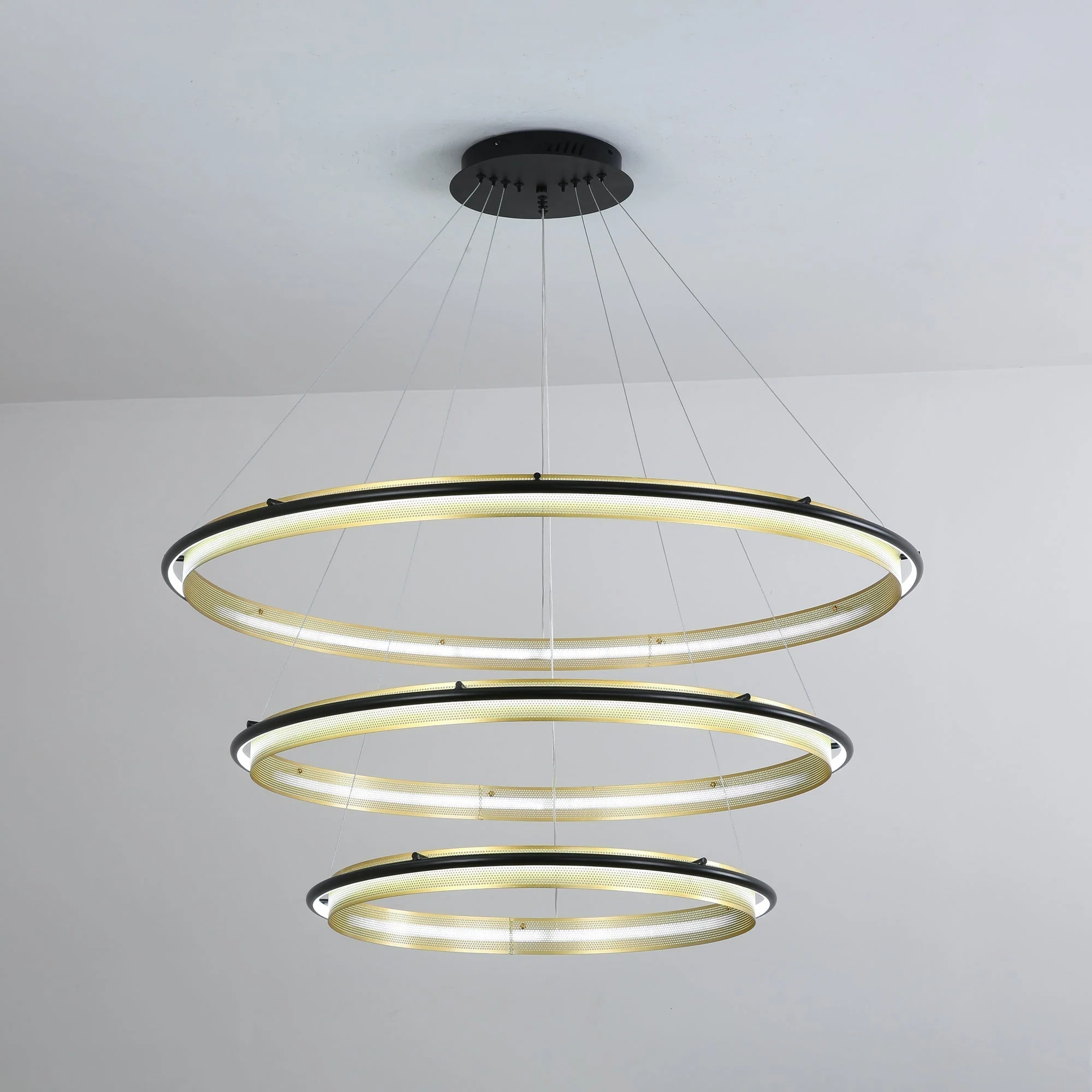 Erveliel Modern Minimalist LED Round Chandelier - Image 15