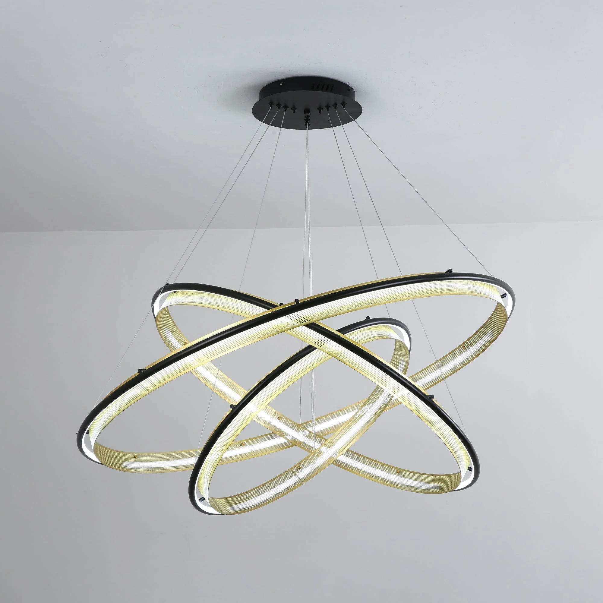 Erveliel Modern Minimalist LED Round Chandelier - Image 19