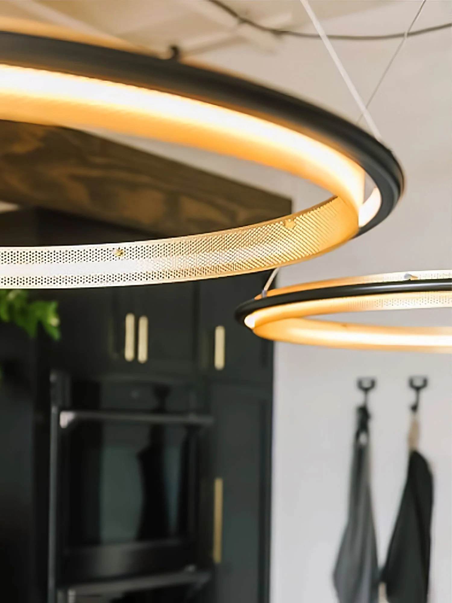Erveliel Modern Minimalist LED Round Chandelier - Image 2