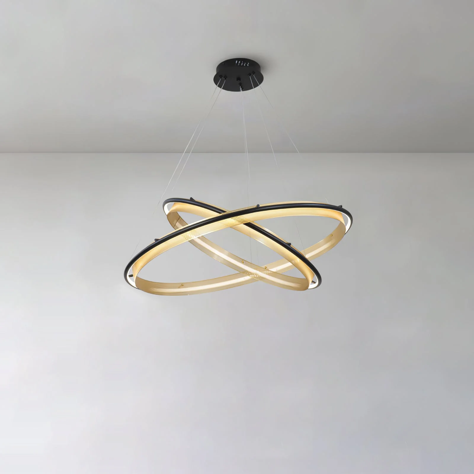 Erveliel Modern Minimalist LED Round Chandelier - Image 37