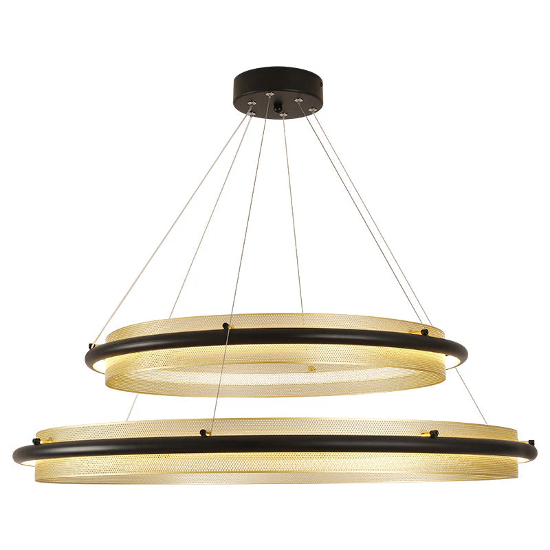 Erveliel Modern Minimalist LED Round Chandelier - Image 39