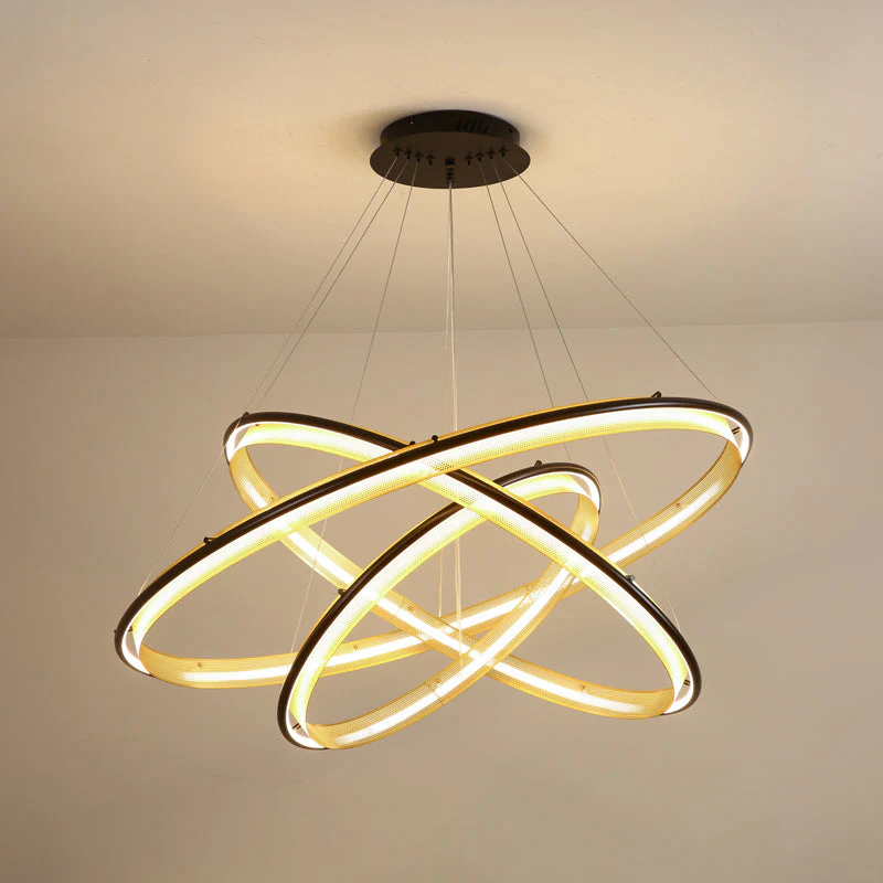 Erveliel Modern Minimalist LED Round Chandelier - Image 46