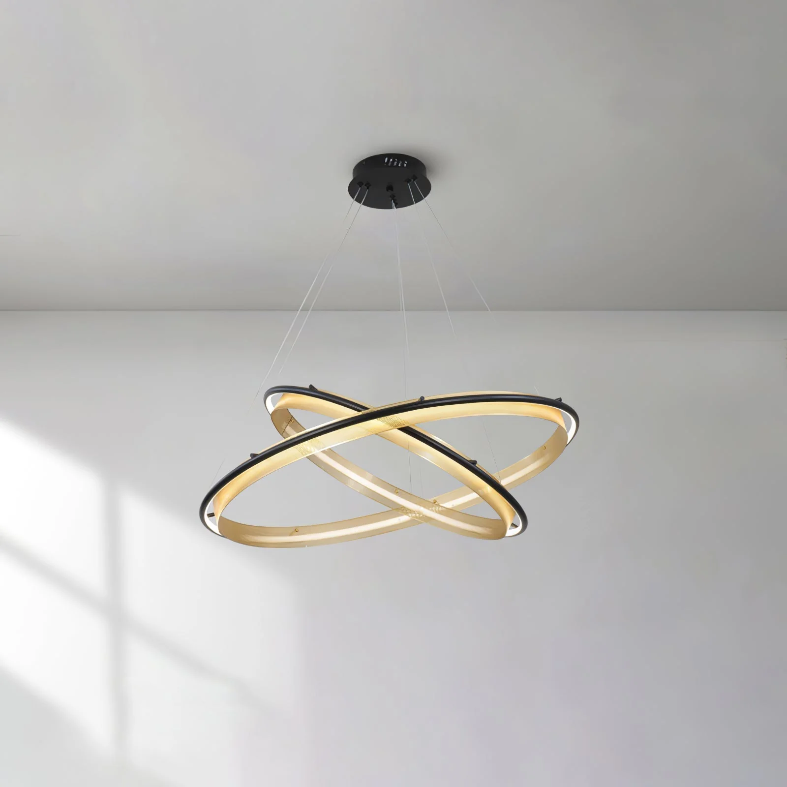 Erveliel Modern Minimalist LED Round Chandelier - Image 5