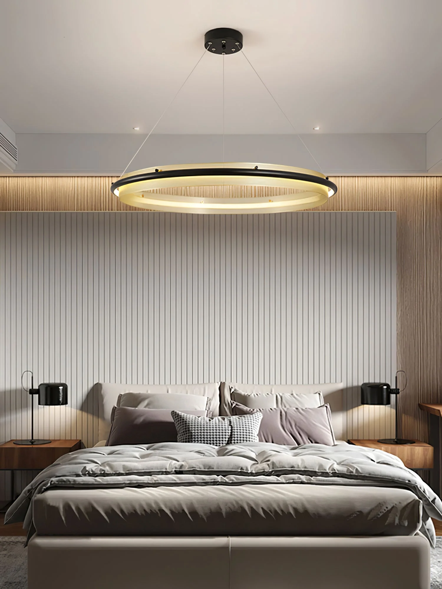 Erveliel Modern Minimalist LED Round Chandelier - Image 75