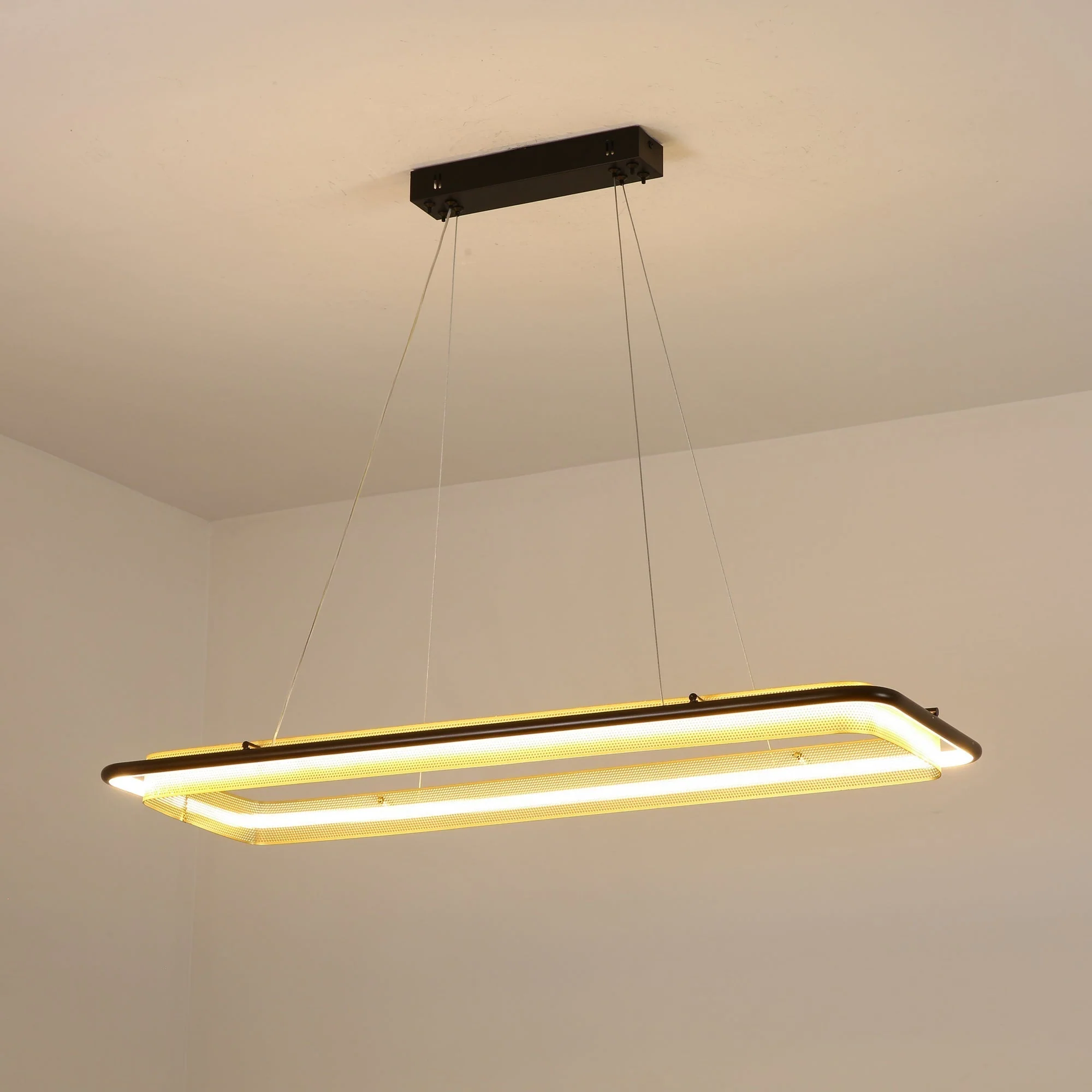 Erveliel Modern Minimalist LED Round Chandelier - Image 9