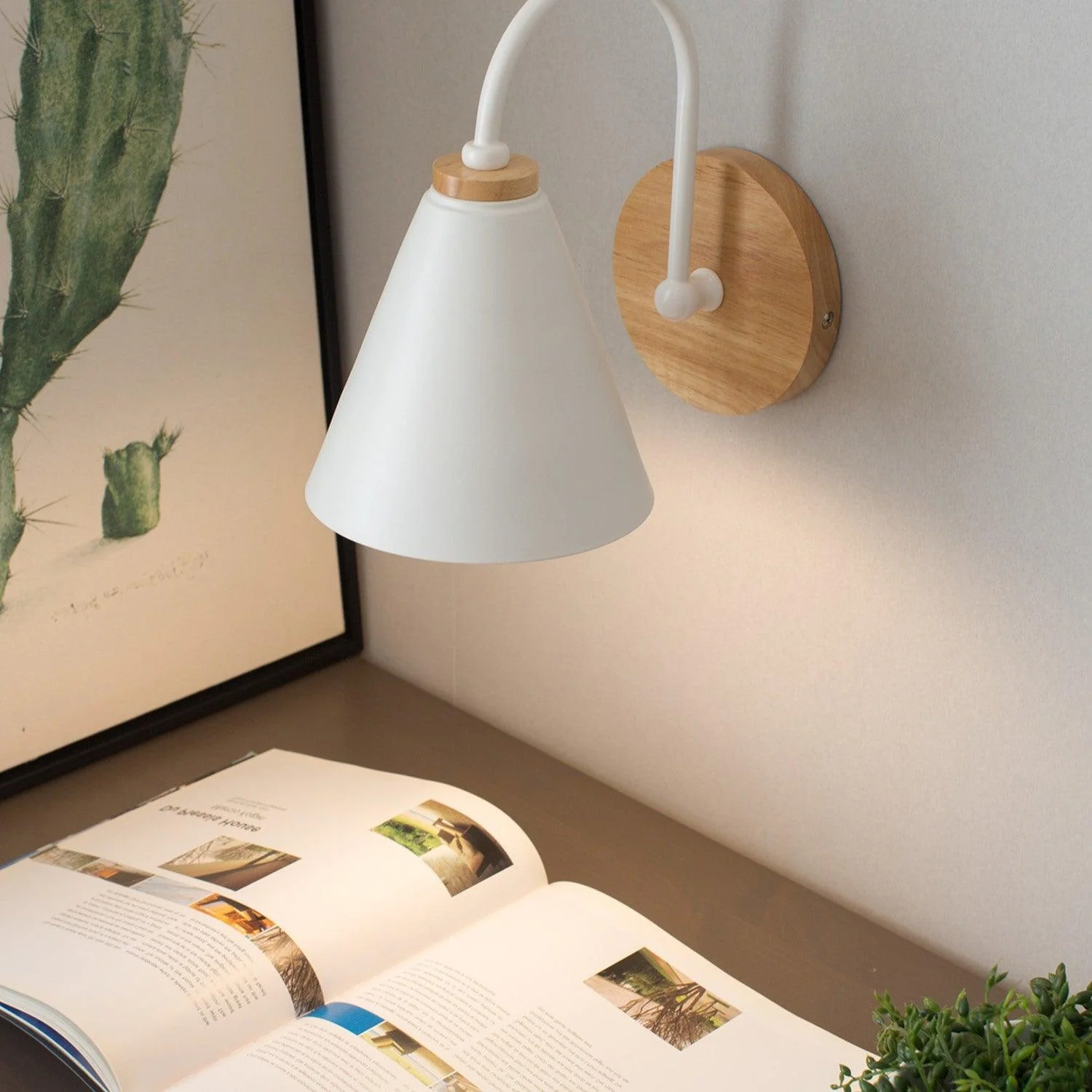 Erzoris Unique Classic Wooden Wall Lamp - Image 11