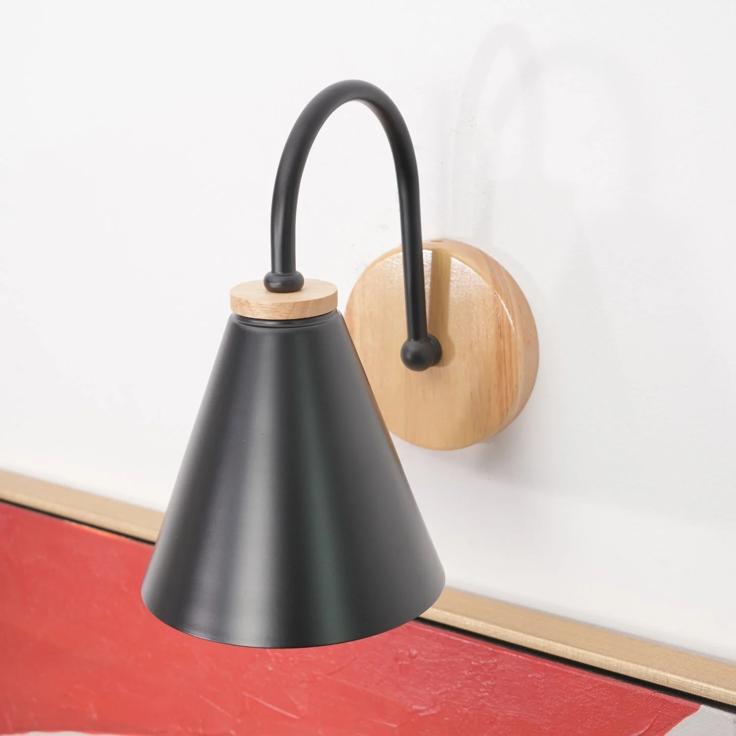 Erzoris Unique Classic Wooden Wall Lamp - Image 5