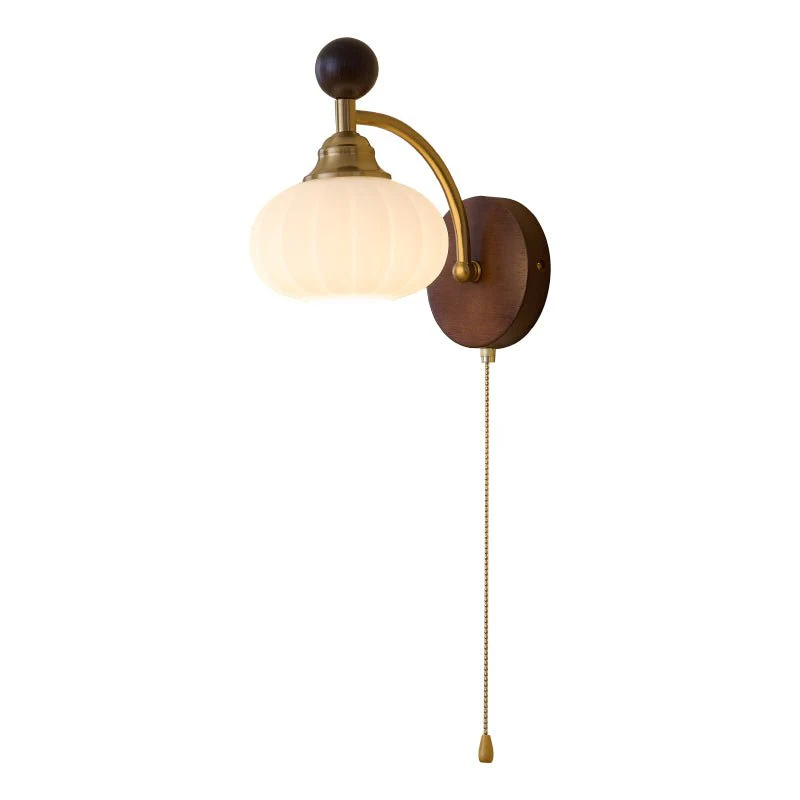 Eshae Premium Nordic Art Fabric Wood Wall Lamp - Image 42