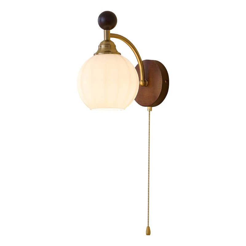 Eshae Premium Nordic Art Fabric Wood Wall Lamp - Image 43