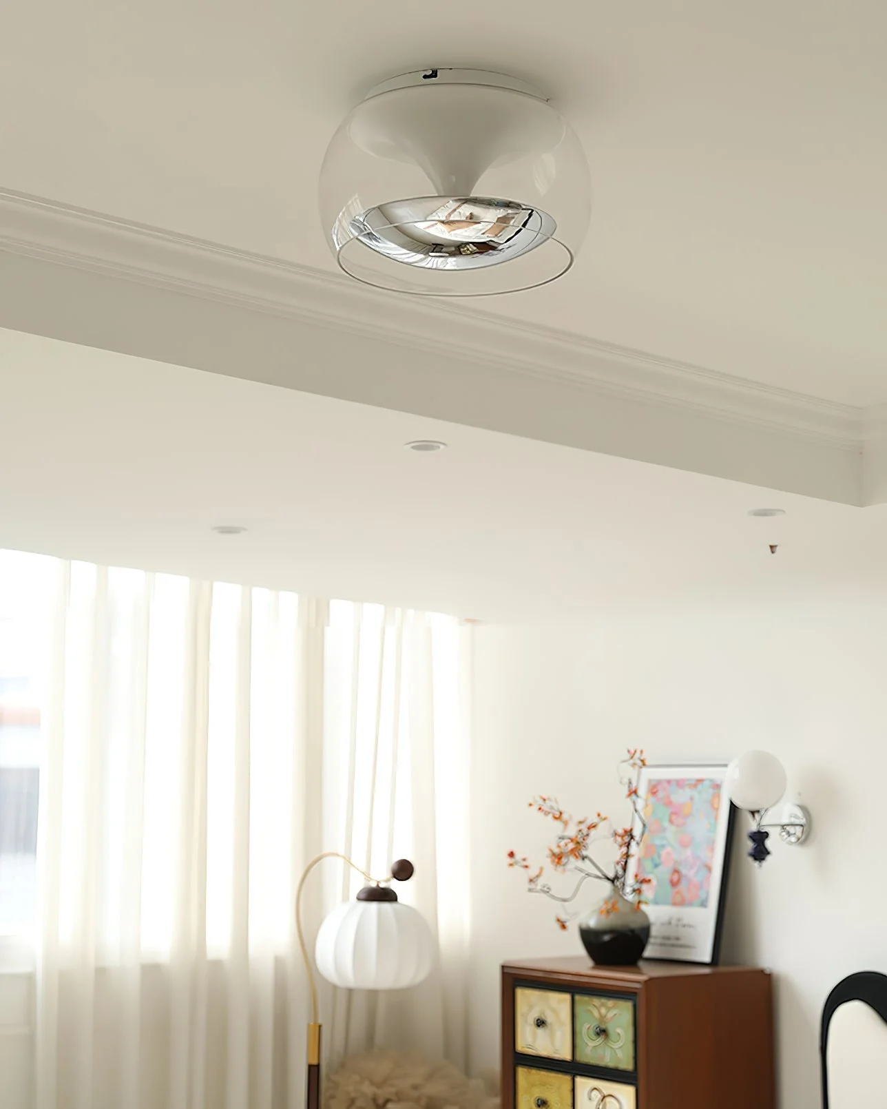Eshair Nordic Art Pendulum Glass Ceiling Light - Image 24