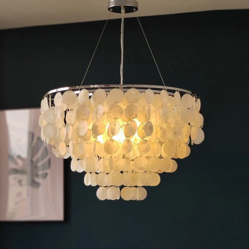 Esileth Postmodern Luxury Shell Wind Chime Chandelier - Image 32